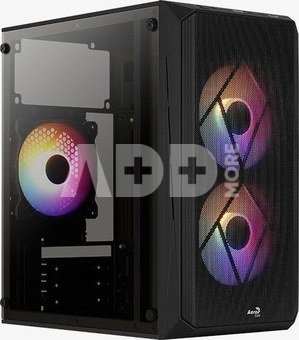 AeroCool CS-107 BLACK ARGB USB 3.0 Mini Tower