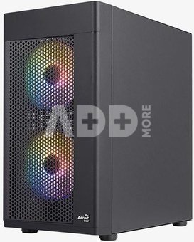 AeroCool PC case Hexform TG FRGB USB 3.0 Mini Tower black
