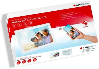 AgfaPhoto digital photo frame Realiview APF1000 WiFi 10", white
