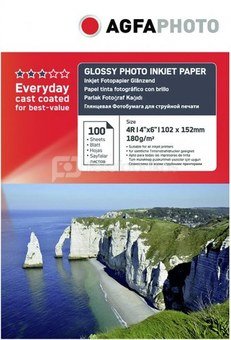 Agfaphoto photo paper 10x15 Glossy 180g 100 sheets