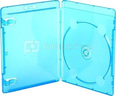Amaray Blu-Ray case 14mm, light blue
