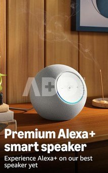 Amazon smart speaker Echo Studio, white