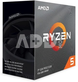AMD Ryzen 5 5500, 3.6 GHz, AM4, Processor threads 12, Packing Retail, Processor cores 6, Component for Desktop