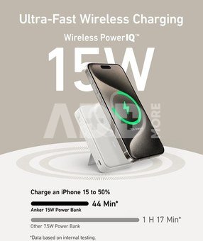 Anker MagGo Power Bank | A1654G21 | 10000 mAh | White