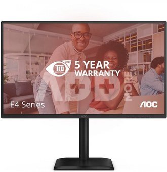 AOC Q27E4CV | 27 " | IPS | QHD | 16:9 | 120 Hz | 4 ms | 2560 x 1440 pixels | 350 cd/m&sup2; | HDMI ports quantity 1 | Black