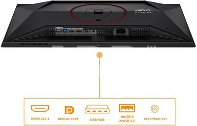 AOC Q27G4SDR | 27 " | QD-OLED | QHD | 16:9 | 360 Hz | 0.03 ms | 2560 x 1440 pixels | 1000 cd/m&sup2; | HDMI ports quantity 2 | Black