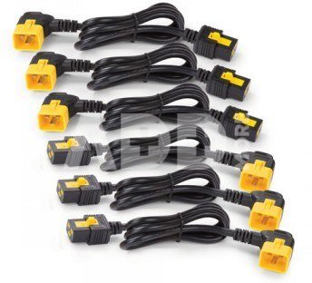 APC POWER CORD KIT (6 EA), LOCKING, C19 TO C20, 1.8M