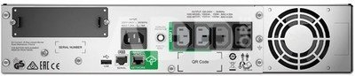 APC Smart-UPS, Line Interactive, 1000VA, Rackmount 2U, 230V, 4x IEC C13 outlets, SmartConnect Port+SmartSlot, AVR, LCD, Black | Schneider Electric