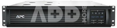 APC Smart-UPS, Line Interactive, 1000VA, Rackmount 2U, 230V, 4x IEC C13 outlets, SmartConnect Port+SmartSlot, AVR, LCD, Black | Schneider Electric