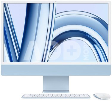 Apple iMac 24” 4.5K Retina, Apple M3 8C CPU, 10C GPU/8GB/512GB SSD/Blue/INT Apple