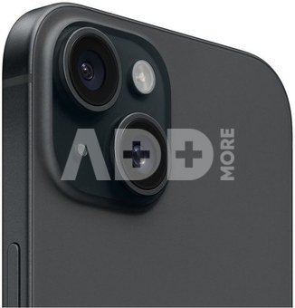 Apple | iPhone 15 | Black | 6.1 " | Super Retina XDR | 2556 x 1179 pixels | A16 Bionic | Internal RAM 6 GB | 256 GB | Dual SIM | 4G | Main camera resolution 48+12 MP | Secondary camera resolution 12 MP | iOS | 17