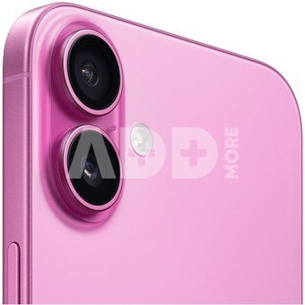 Apple iPhone 16 Plus | Pink | 6.7 " | Super Retina XDR | 2796 x 1290 pixels | A18 | Internal RAM 8 GB | 128 GB | Dual SIM | 4G | 5G | Main camera resolution 48+12 MP | Secondary camera resolution 12 MP | iOS | 18