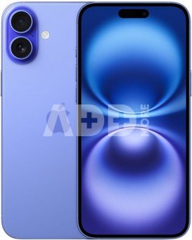 Apple iPhone 16 Plus | Ultramarine | 6.7 " | Super Retina XDR | 2796 x 1290 pixels | A18 | Internal RAM 8 GB | 256 GB | Dual SIM | 4G | 5G | Main camera resolution 48+12 MP | Secondary camera resolution 12 MP | iOS | 18