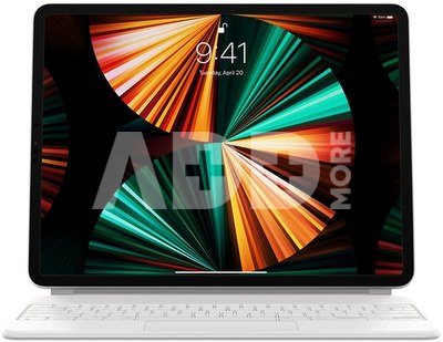 Apple Magic Keyboard for 12.9-inch iPad Pro (3rd,4th,5th gen) SE, Smart Connector, White