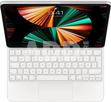 Apple Magic Keyboard for 12.9-inch iPad Pro (3rd,4th,5th gen) SE, Smart Connector, White