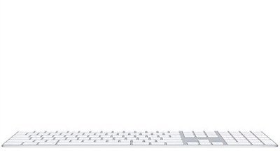Apple Magic Keyboard with Numeric Keypad Wireless, Keyboard layout English, Swedish