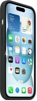 Apple Silicone Case iPhone 15 Plus, black