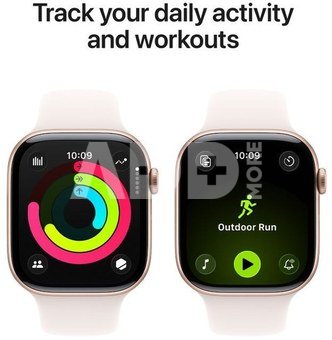 Apple Watch 11 GPS + Cellular 42mm Sport Band S/M, rose gold/light blush (MF8E4ET/A)