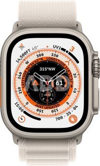 Apple Watch Ultra GPS + Cellular 49mm Alpine Loop S, starlight (MQFQ3EL/A)
