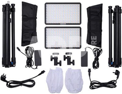 Amaran Pano 60c 2-Light Kit Charcoal - UK