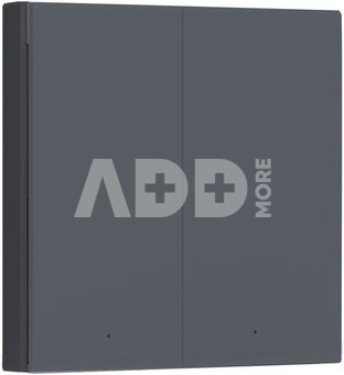 Aqara Smart Wall Switch H1 Double (no neutral), grey