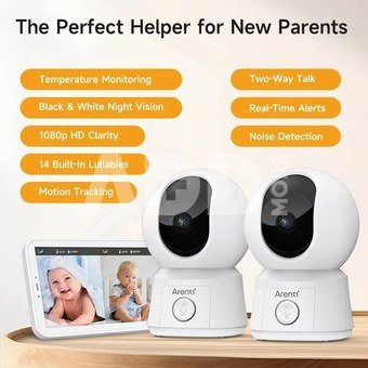 Arenti baby monitor set Nanny BC 12S*2 3M