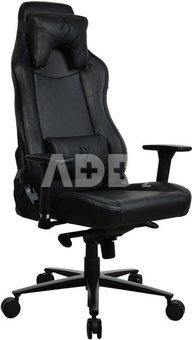Arozzi Frame material: Metal; Wheel base: Aluminium; Upholstery: Soft PU | Gaming Chairs | Vernazza SoftPU | Pure Black