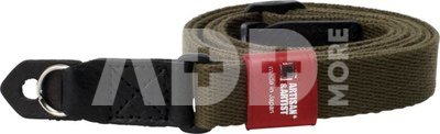 Artisan & Artist I ACAM-100AA I Slim & Soft Cloth Camera strap - Leica M/mirrorless (w/Ring) Khaki