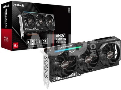 ASRock Graphics card Radeon RX 9070 Challenger 16GB