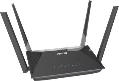 Asus RT-AX52 AX1800 AiMesh wireless router EU/13/P_EU, Black Asus