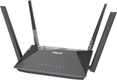 Asus RT-AX52 AX1800 AiMesh wireless router EU/13/P_EU, Black Asus