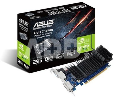 Asus Graphic card GeForce GT730 2GB DDR5 PCI 2.0 64BIT DVI-D/HDMI/HDCP