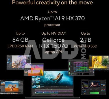 Asus H7606WP-SR231X HX370/0002TA/64G/UI/H7606WP-3KSR/V8G/V/WAF/HB