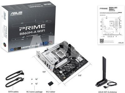 Asus Motherboard PRIME B860M-A WIFI s1851 XDDR5 USBC mATX