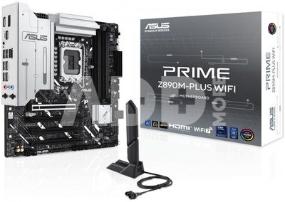 Asus Motherboard PRIME Z890M-PLUS WIFI S 1851 4DDR5 TB4/DP mATX /90MB1J80-M0EAY0