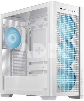 Asus PC case TUF Gaming GT302 Tempered Glass ARGB EATX white