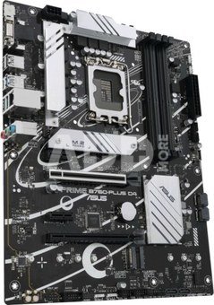 Asus PRIME B760-PLUS D4 Processor family Intel, Processor socket LGA1700, DDR4 DIMM, Memory slots 4, Supported hard disk drive interfaces  SATA, M.2, Number of SATA connectors 4, Chipset Intel B760, ATX