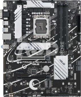 Asus PRIME B760-PLUS D4 Processor family Intel, Processor socket LGA1700, DDR4 DIMM, Memory slots 4, Supported hard disk drive interfaces  SATA, M.2, Number of SATA connectors 4, Chipset Intel B760, ATX