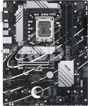 Asus PRIME B760-PLUS Processor family Intel, Processor socket LGA1700, DDR5 DIMM, Memory slots 4, Supported hard disk drive interfaces  SATA, M.2, Number of SATA connectors 4, Chipset Intel B760, ATX