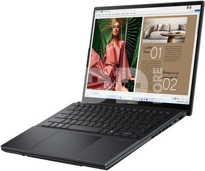 Asus Zenbook Duo UX8406CA-PZ009W | Basalt Gray | 14 " | OLED | Touchscreen | 3K | 2880 x 1800 pixels | Glossy | Intel Core Ultra 9 | 285H | 32 GB | LPDDR5X | Solid-state drive capacity 2000 GB | Intel Arc Graphics | Windows 11 Home | 802.11be | Bluetooth version 5.4 | Keyboard language English