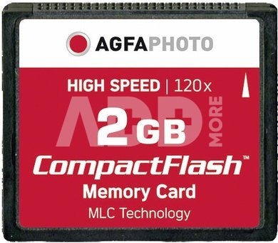 AgfaPhoto Compact Flash 2GB High Speed 120x MLC