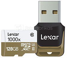 Lexar microSDXC 1000x 64GB UHS-II with USB 3.0 Reader