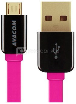 AVACOM MIC-120P USB CABLE - MICRO USB, 120CM, PINK