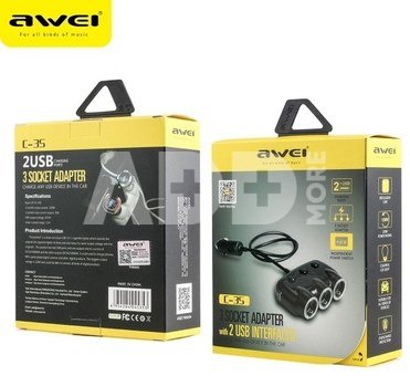 AWEI Cigarette Lighter Adapt er C-35