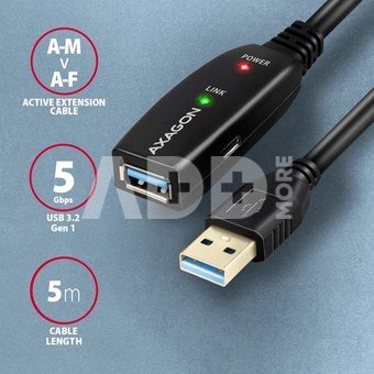 AXAGON Active extension USB 3.2, 5 m | ADR-305