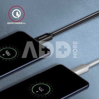 AXAGON BUCM3-AM10AB SPEED cable USB-C <-> USB-A, 1m, USB 3.2 Gen 1, 3A, ALU, braid