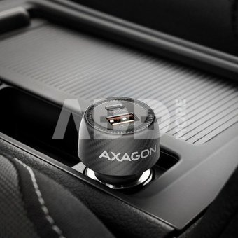 AXAGON PWC-PQ48 Car charger 48W, USB-A + USB-C, PD3.0/PPS/QC4+/SFC, Black