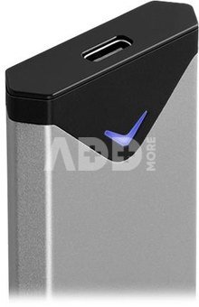 AXAGON External SuperSpeed+ USB-C metal box for M.2 NVMe SSD disks having sizes of up 42 to 80 mm