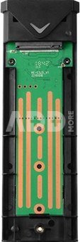 AXAGON External SuperSpeed+ USB-C metal box for M.2 NVMe SSD disks having sizes of up 42 to 80 mm