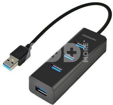 AXAGON Four-port USB 3.0 hub with fast charging and power support | HUE-S2B